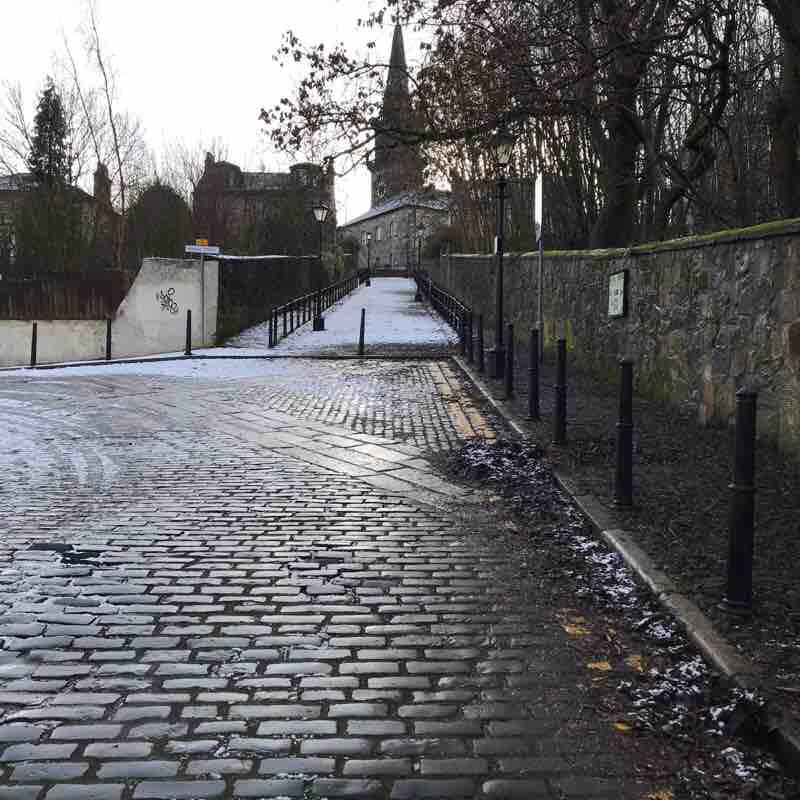 Paisley  walking route map in Paisley