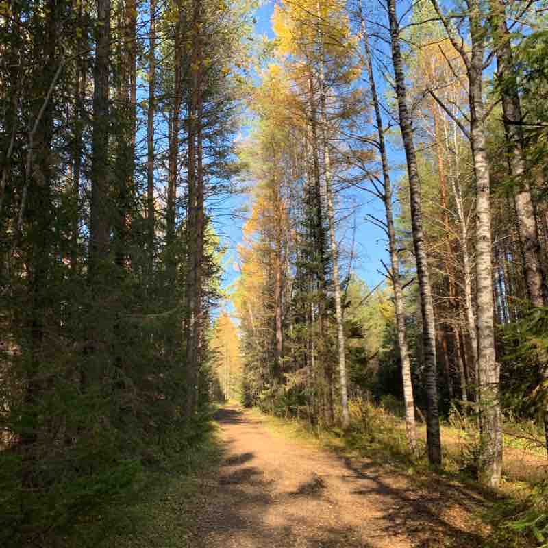 Taganka walking route map in Zlatoust