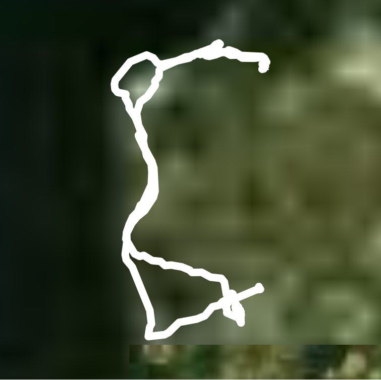 Heikendorf walking route map in Heikendorf