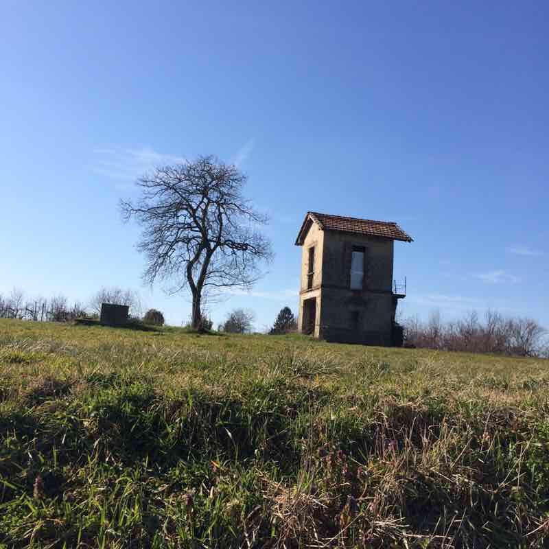 Paola walking route map in San Colombano al Lambro