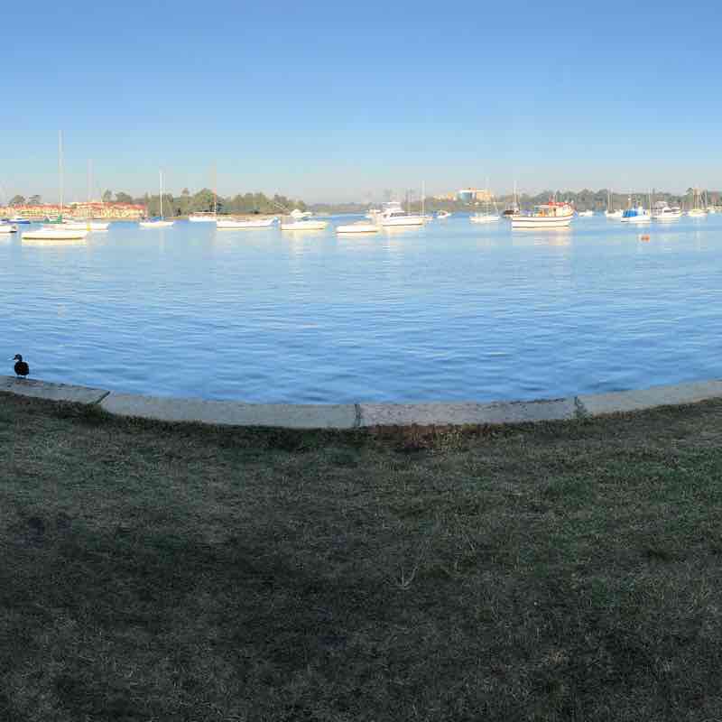 Malvina Parra River walking route map in Ryde