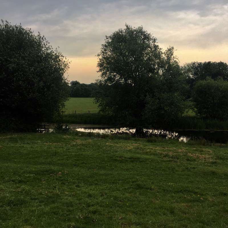 Walkpath of love walking route map in Staines-upon-Thames