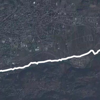 The river adda walking route map in Sondrio