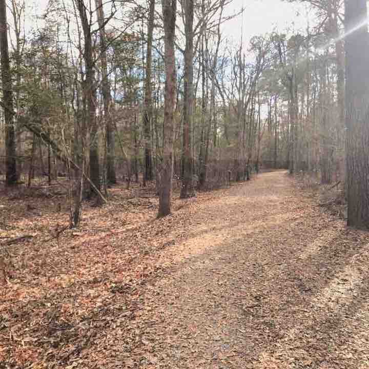 Waccamaw National Wildlife Refuge walking route map in Conway
