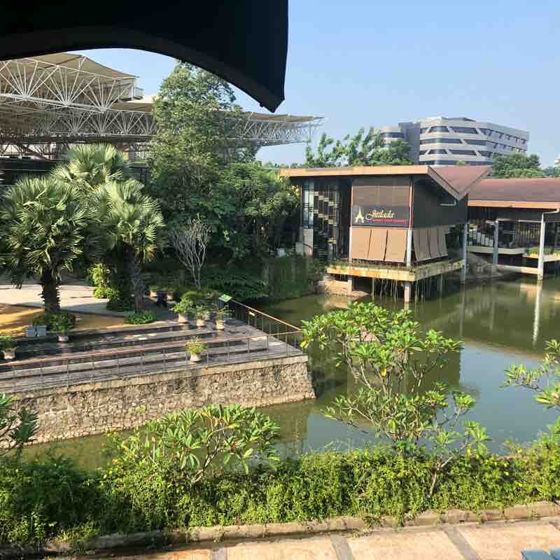 The Breeze and Sinarmas Land Plaza and surrounding