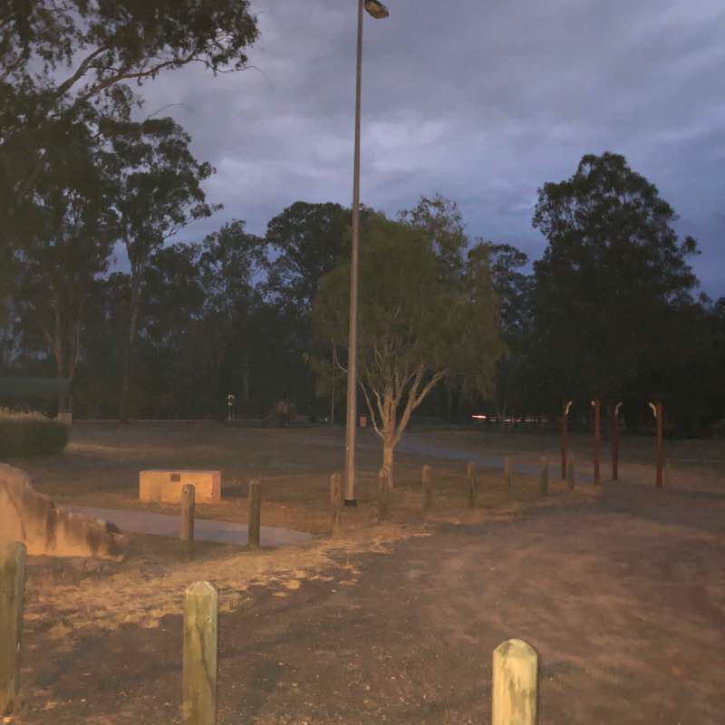 Rotary Park walking route map in Jimboomba