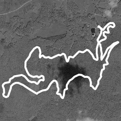 10 km SOK “Spartak” walking route map in Oktyabrsky