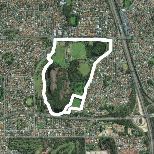 Suburban Oasis  walking route map in Duncraig