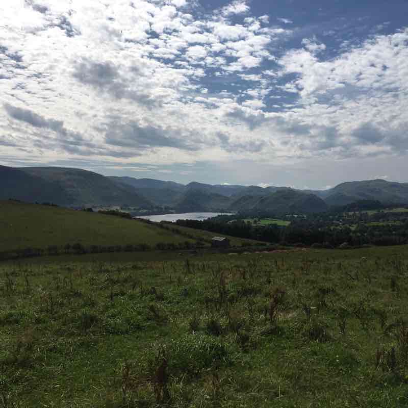 Aira Force walking route map in Pooley Bridge