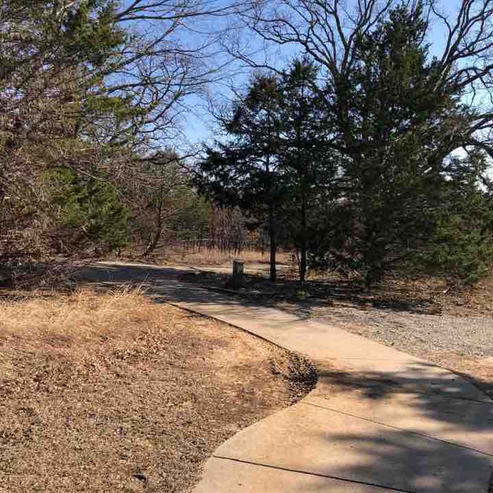 Johnson Branch Nature Trail  walking route map in Pilot Point