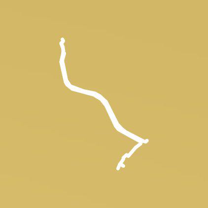 Alhamdulla walking route map in Sulaymaniyah