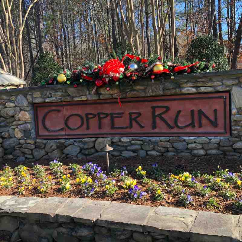 For hiking. 5.12.19. walking route map in Waxhaw