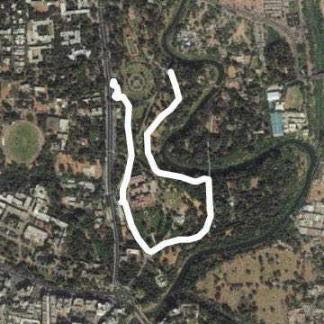 Kamatibaug Walk Trail - Kamatibag, Vadodara, India  Pacer