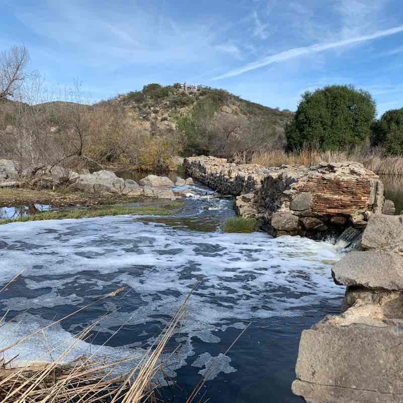 Lunch by the Waterfall 