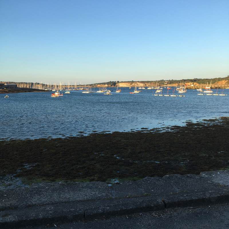 Camaret-sur-Mer From Kermeur to the port walking route map in Camaret-sur-Mer