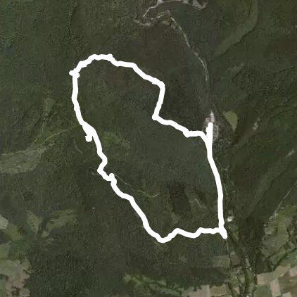 Gorbea walking route map in Marquina