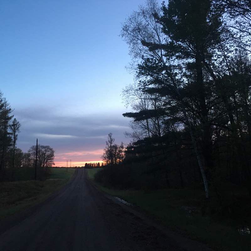 Beautiful Wisconsin Morning  walking route map in Sarona