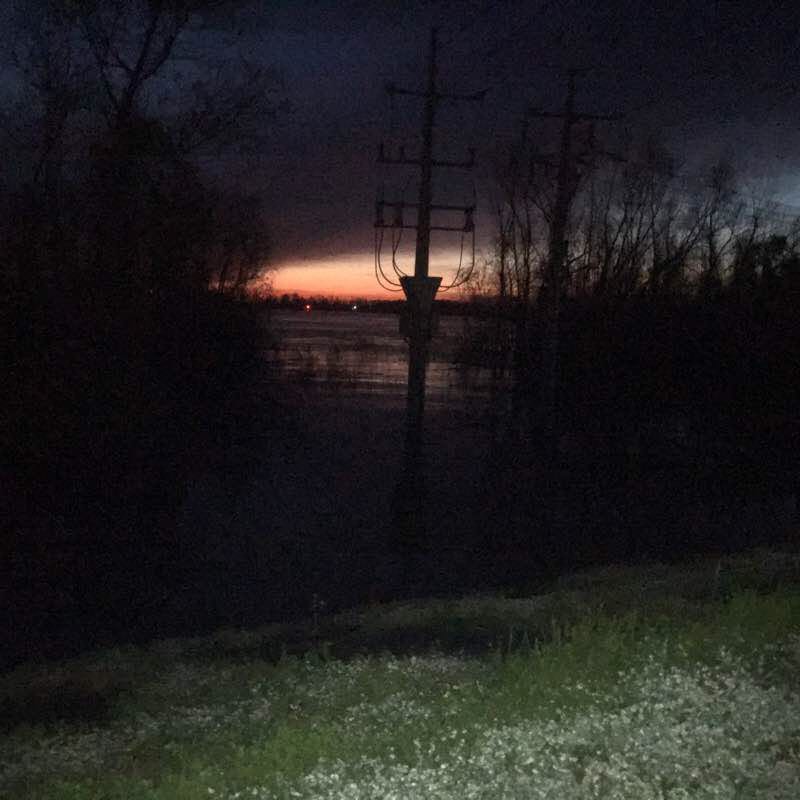 Beautiful Mississippi River Sunrise Walk Trail Belle Chasse