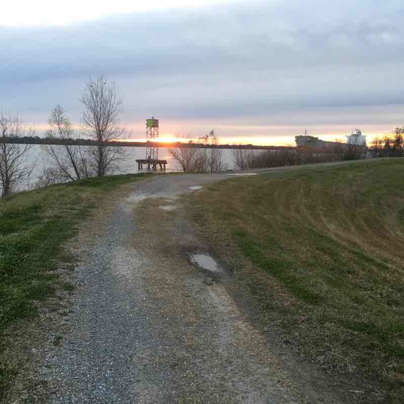 Lower Miss Solitude  walking route map in Carlisle