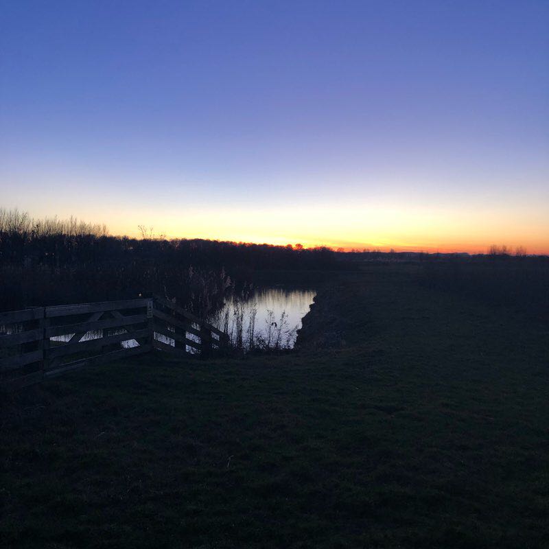 Barendrecht walking route map in Heerjansdam