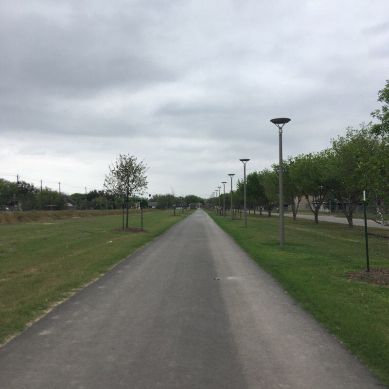 SanJuan Bear Trail walking route map in Alamo