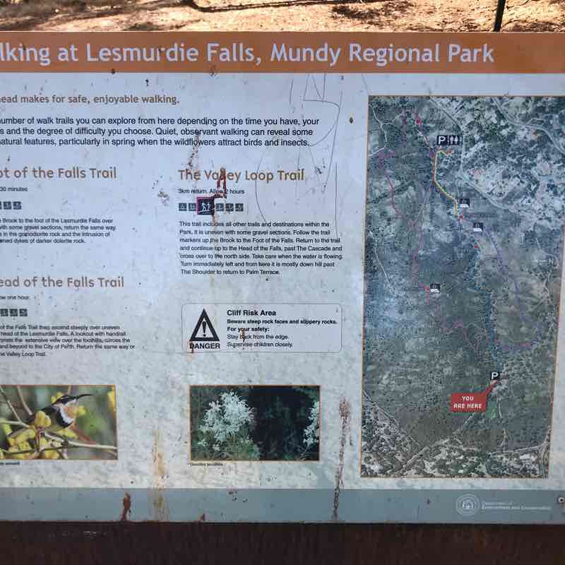 Lesmurdie falls walk