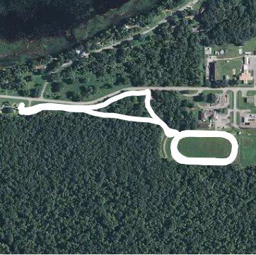 Daily Exercise Running track. Avon Pk Bomb Range  