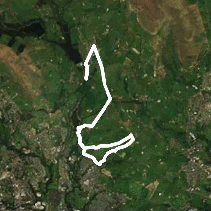 In Affetsi walking route map in Tottington