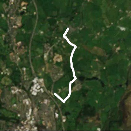 Wheelton walking route map in Heapey