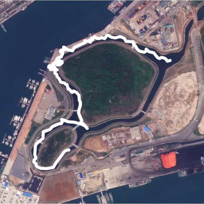 삼학도 수싱 해양 레포츠 카누타기