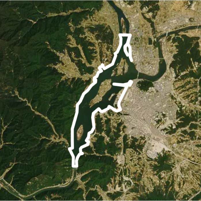 의암호 자전거타기