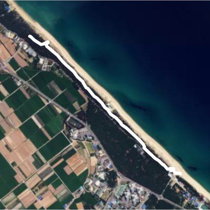 송정동 송림길 (송정해변~강문)