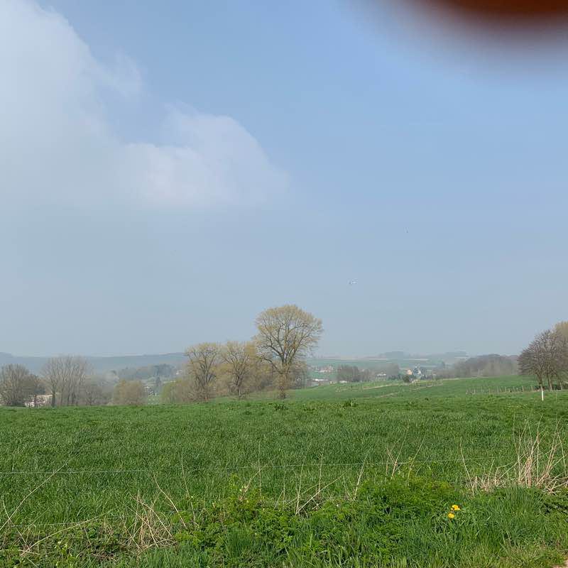 Quintine Tower walking route map in Ellezelles