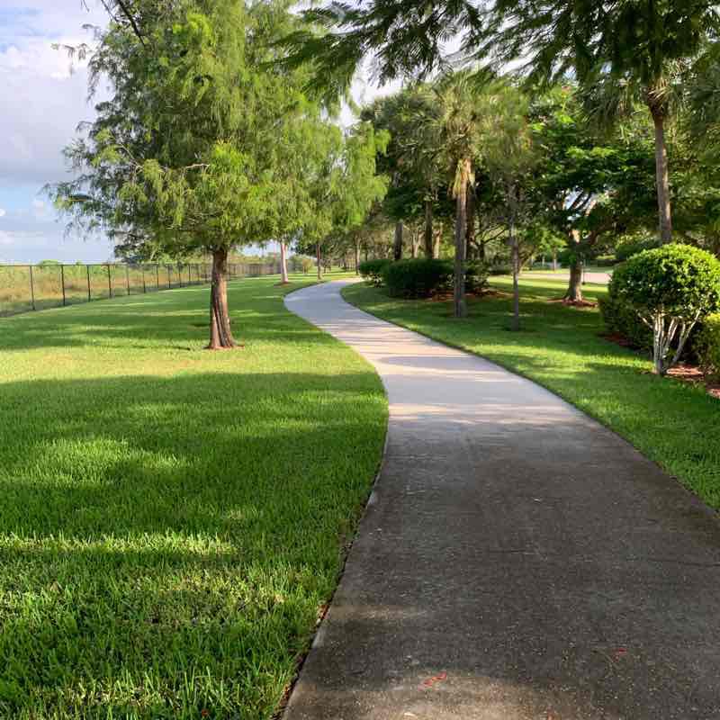 TaBA - Parkland walking route map in Parkland