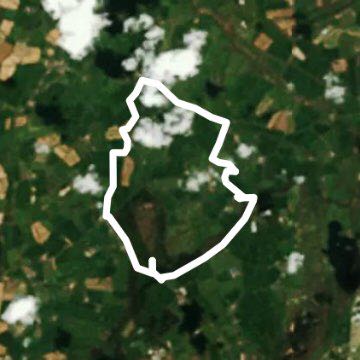 South Combe water walk walking route map in Sheldon