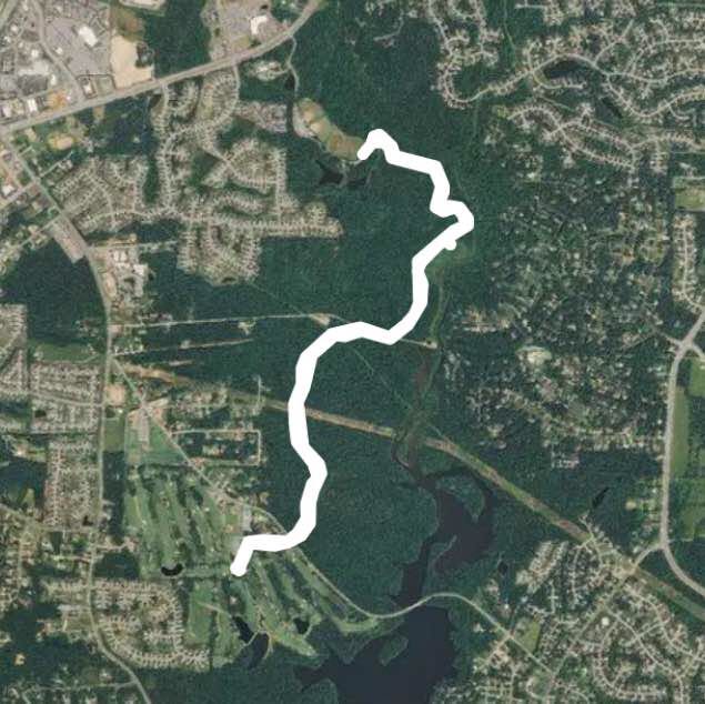 Greenway fr Gibson Park to Jamestown Park Walk North Carolina, USA