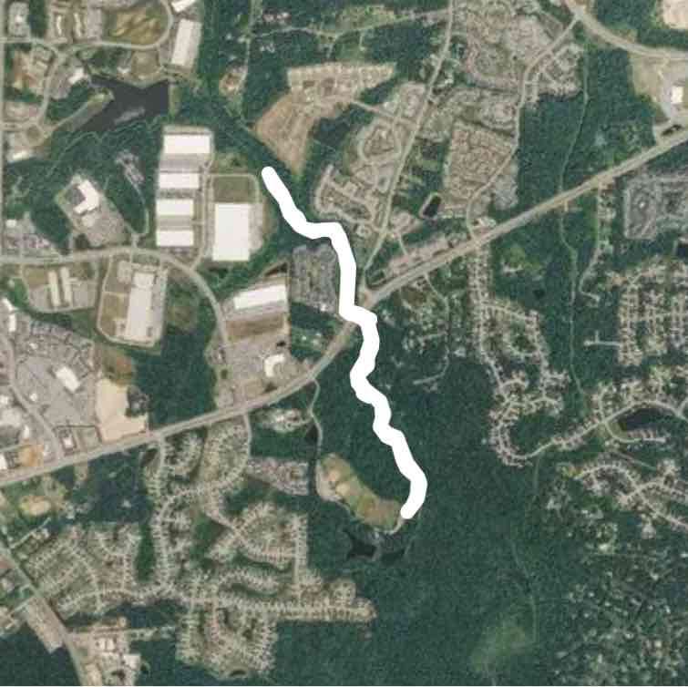 Bicentennial Greenway North from Gibson Park Walk Jamestown, North