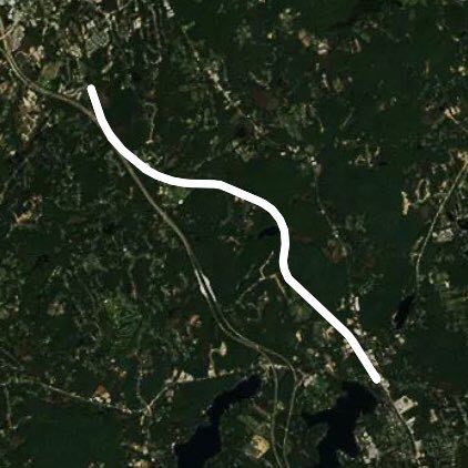 Rail Trails walking route map in Salem