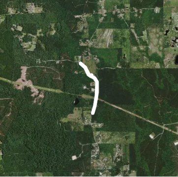 Peaceful morning walking route map in Warren