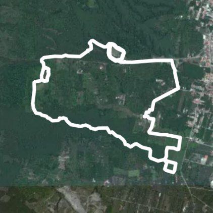 Vesuvio terzigno park walking route map in Terzigno