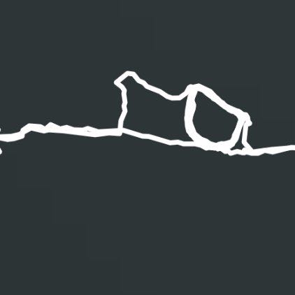 Terzigno sports field walking route map in Terzigno