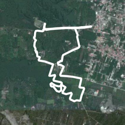 Pineta Terzigno ex Fabbrocini walking route map in Terzigno