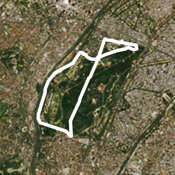 le bois de boulogne (marche nordique )