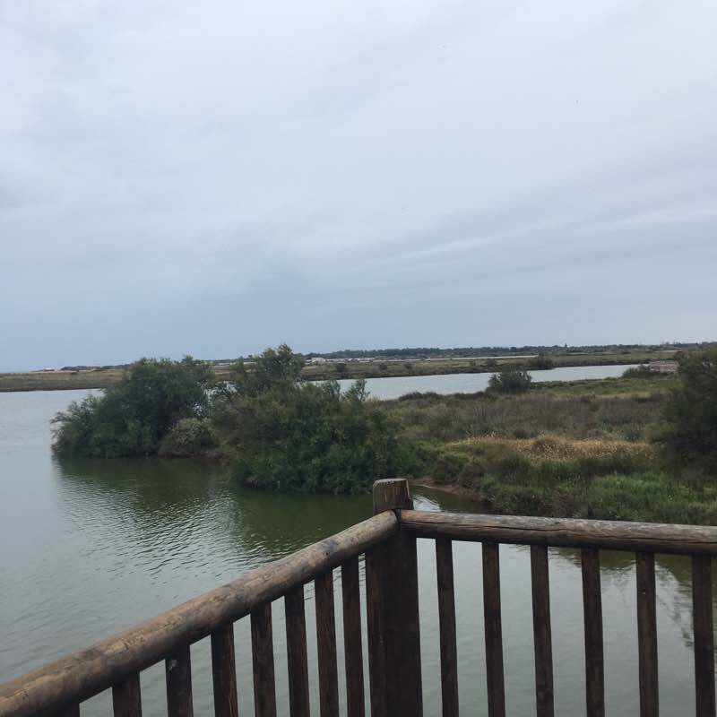 Channel walking route map in Vias