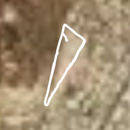 Las Ballenas Park walking route map in La Victoria