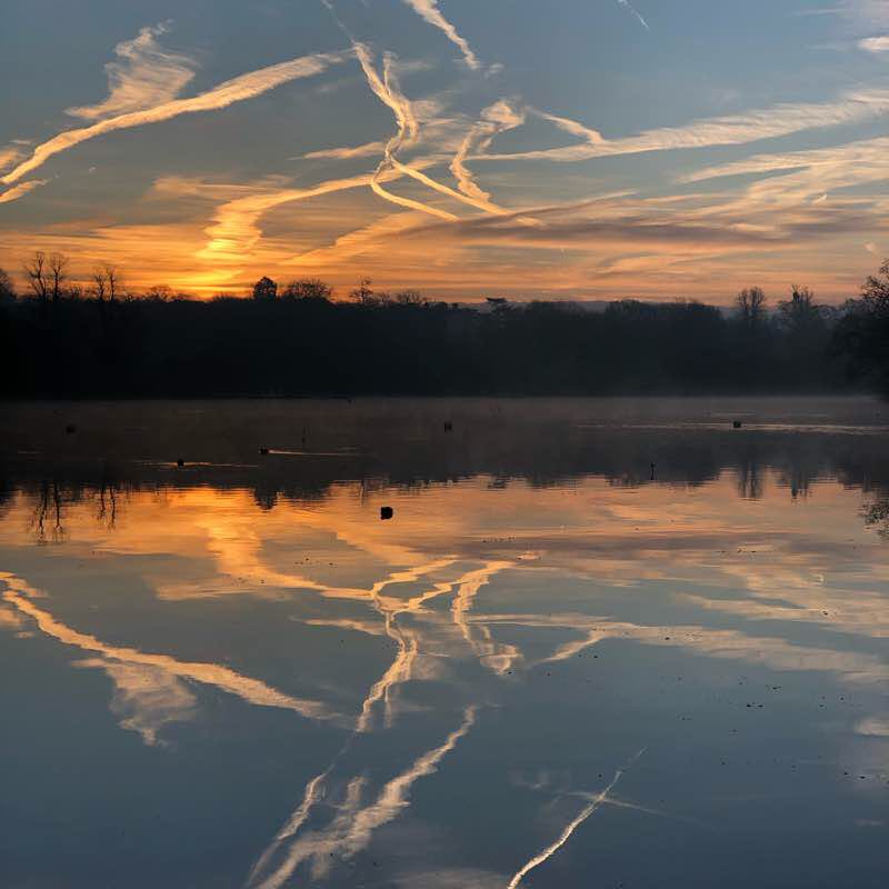 Fashion park walking route map in Bearsted