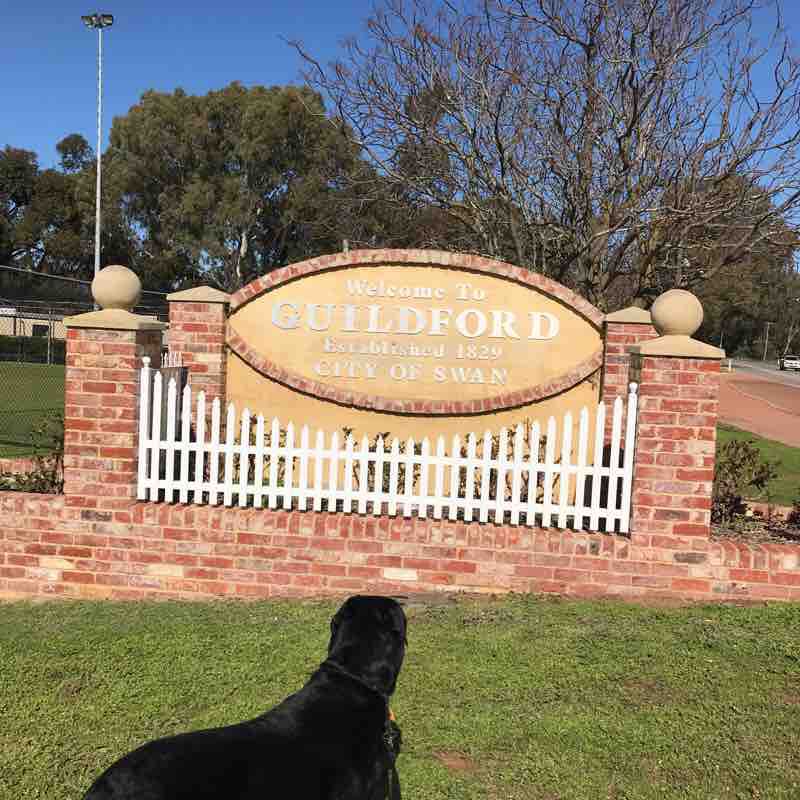 Lilac Hill Park walking route map in Caversham
