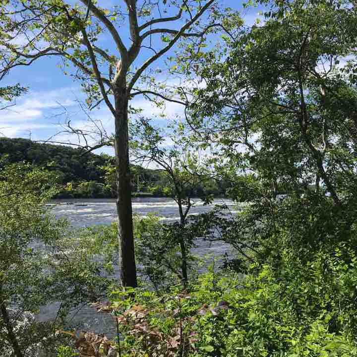 Lambertville canal path in New Jersey Walking Map Lambertville canal path in New Jersey Walking Map