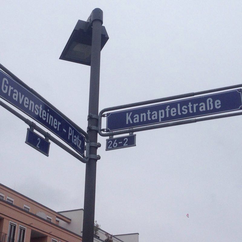 Frankfurt walking route map in Frankfurt am Main