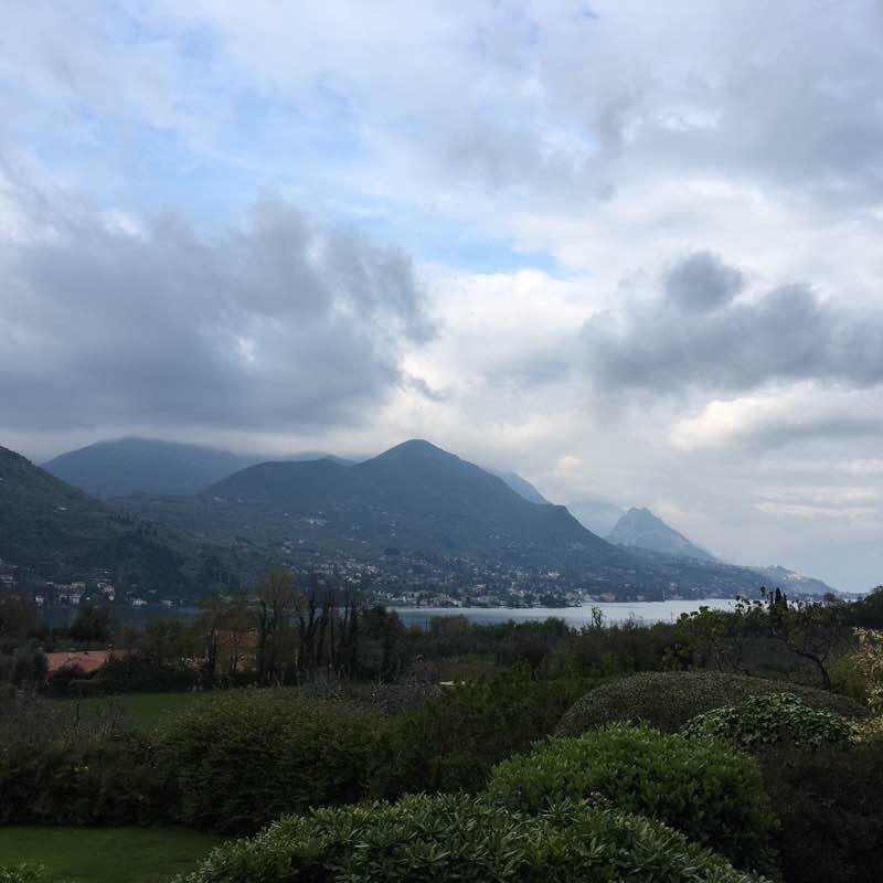 Cisano Portese Cisano walking route map in Portese